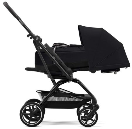 Cybex Прогулочная коляска Eezy S Twist+ 2 BLK / цвет Magic Black (черный)