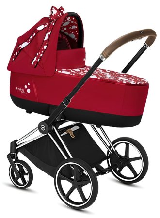 Коляска Cybex Priam III FE JS Petticoat 2в1+спальный блок+рама Chrome
