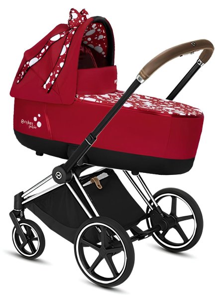 Коляска Cybex Priam III FE JS Petticoat 2в1+спальный блок+рама Chrome