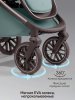 Коляска,экокожа 2в1 Motus Premium Ecco Exclusive (лагуна)