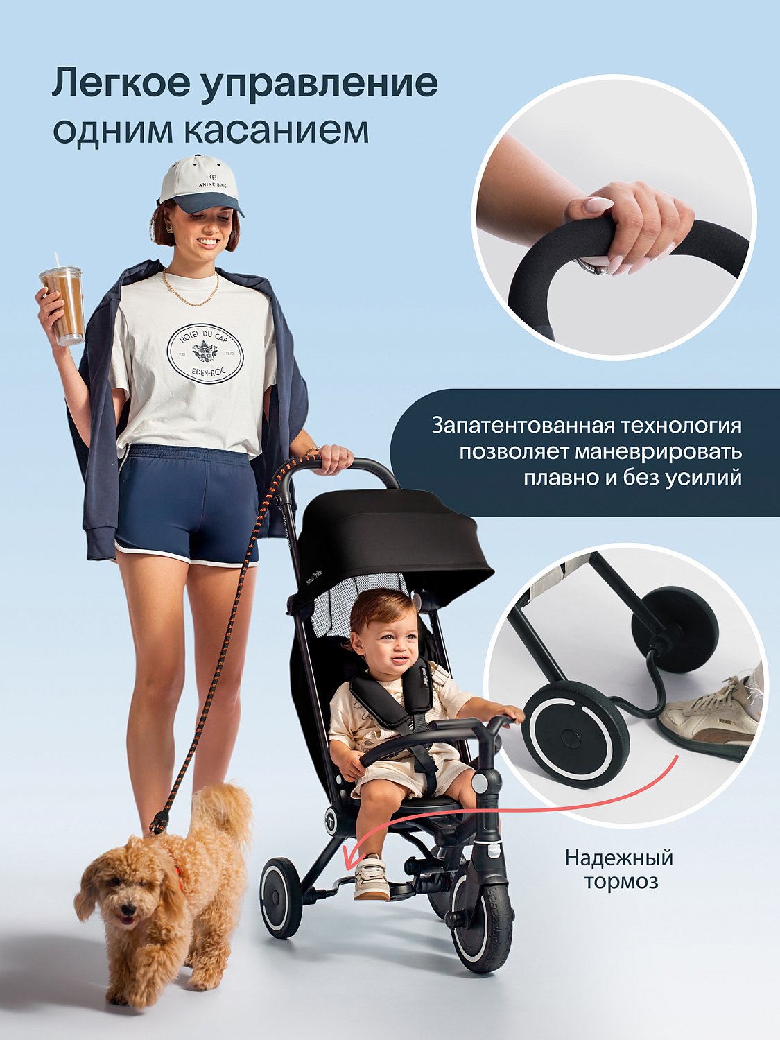 Трехколесный складной велосипед SmarTrike Wonder max