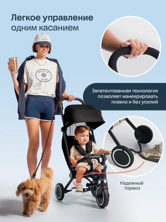 (м)Трехколес.склад.велос.SmarTrike Wonder max (5800700 Jet Black)