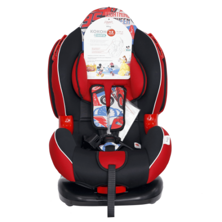 Siger Автокресло детское Кокон ISOFIX, серия Disney / цвет Тачки спидометр красный