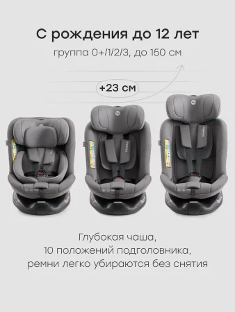 Автокресло SHELTIX  (dark grey)