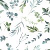 Adam Stork Пеленальное одеяло трикотажное Eucalyptus / цвет белый, зеленый
