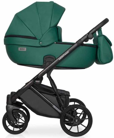 Riko Basic Коляска Montana 3 в 1 Ecco / цвет Emerald (изумруд)