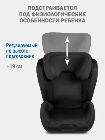Удерживающее устройство для детей Siger Дельта FIX гр. II/III (черный)