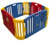 Edu-Play Детский манеж - ограждение, цвет / красный-желтый