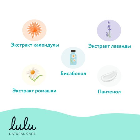 «LULU» Средство для купания 2в1,300 мл