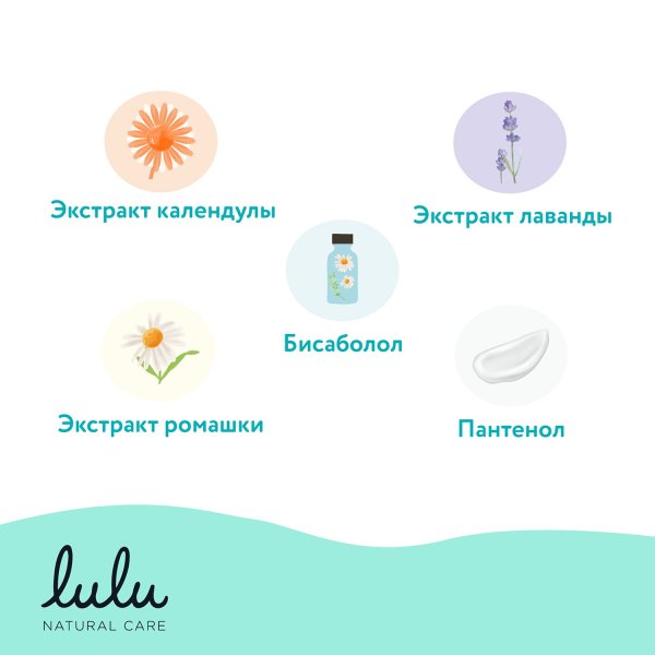 «LULU» Средство для купания 2в1,300 мл