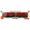 1Toy Электропоезд InterCity Express Спасатель, 2 вагона / цвет красный