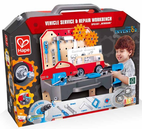 Hape Верстак и набор инструментов "Мастерская"