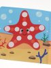Книжка-игрушка для ванны «Рисуем пальчиками: морские животные», раскр. Крошка Я  5084672
