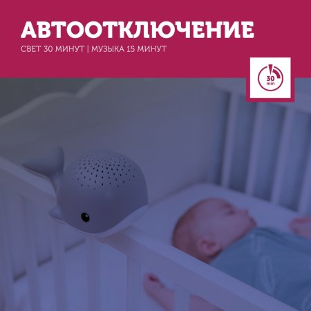 ZAZU Проектор водяных капель "Кит Валли" (Wally) 0+ /Серый