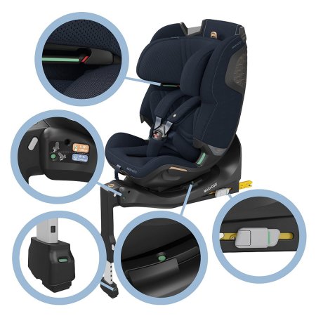 Автокресло MAXI-COSI Emerald 360 PRO 0-36 ( Authentic blue/синий)