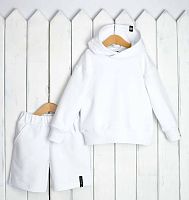 Baby Boom Комплект: худи+шорты / цвет белый					