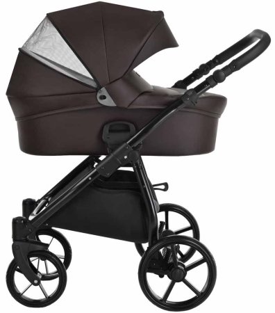 Tutis Коляска 2 в 1 Novo Leather / цвет Brown (темно-коричневый)