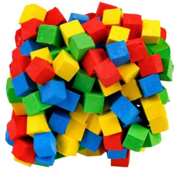 1toy Конструктор пластилин Gummy blocks, 4 цвета