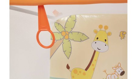 Polini kids Манеж Basic / цвет Оранжевый, Джунгли