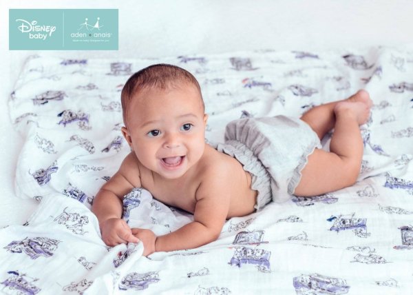 Aden & Anais Набор муслиновых пеленок из 4-х шт 101 dalmatins DISN103G