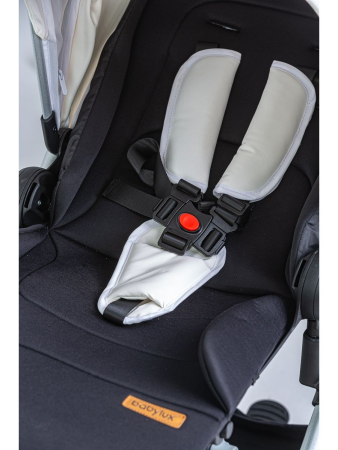 Babylux Детская прогулочная коляска XR / цвет Silver frame/Gray Oxford