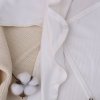 Babyedel Комбинезон на запахе, закрытые ножки, интерлок