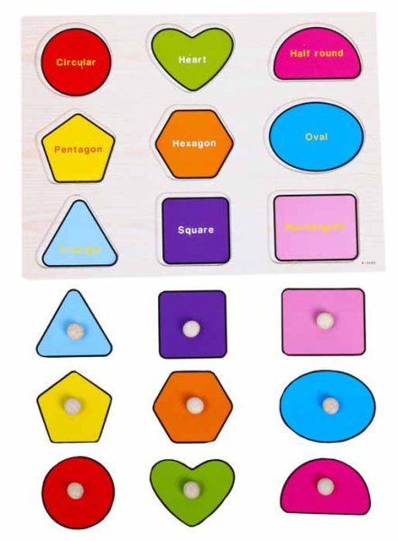 Лесная мастерская Рамка-вкладыш "Цвета и формы"