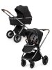 (Т) Коляска 2в1 Bambini Moretti  Adele  (Black)