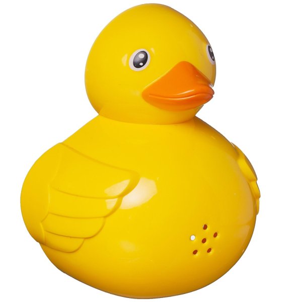 Junfa Набор игрушек для ванной Утенок-мельница с формочкой / цвет желтый
