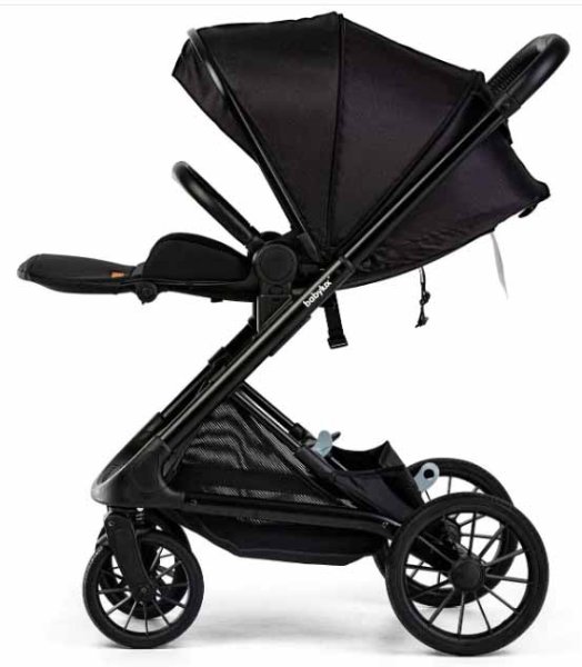 Babylux Коляска 2 в 1 XR / цвет черный, рама черная