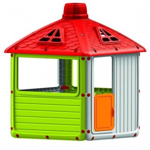 Dolu игровой домик городской дом / цвет красный, зеленый