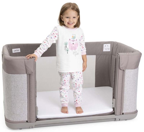 Chicco Приставная кроватка Next2Me Forever / цвет Almond (бежевый)