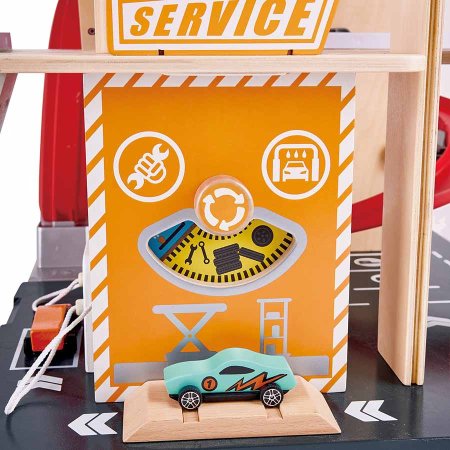 Hape Многоуровневая автостоянка-гараж для трюков