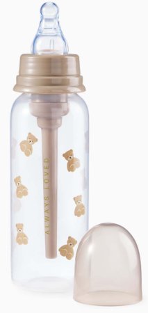Happy Baby Бутылочка для кормления с силиконовой соской Teddy, 250 мл
