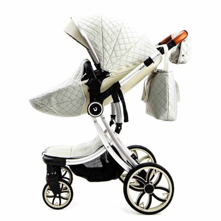 Bambini Moretti Коляска 2 в 1 Vondoo, цвет / светло - серый (grey)