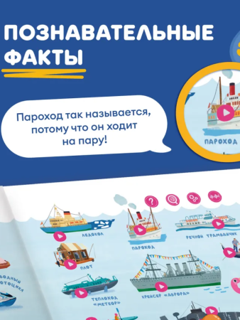 Abumba Интерактивная книга Fingerbook® «Какой бывает транспорт». Арт. ABU-FING-05