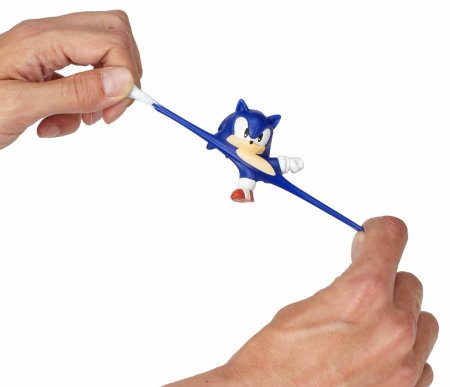 GooJitZu Игрушка тянущаяся фигурка Соник мини