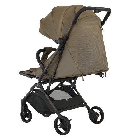 Коляска PERA Plus (прогул) рама carbon/PU (Tuareg Beige/gold)