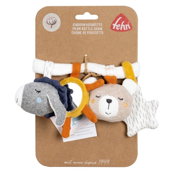 Fehn Погремушка-растяжка на коляску/кроватку Natur