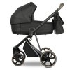 ROAN Коляска 2 в1 Sol Luxury короб + прогулка Pixel/Dark/Nickel/руч.Cappuccino/к.Cappuccino(2 места)