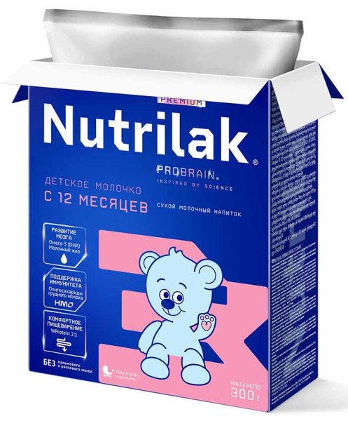 Nutrilak Молочная смесь 3, с 12 месяцев, 300 г