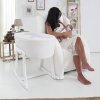 Micuna Кресло-качалка Микуна Wing/Flor Relax white/white искусственная кожа