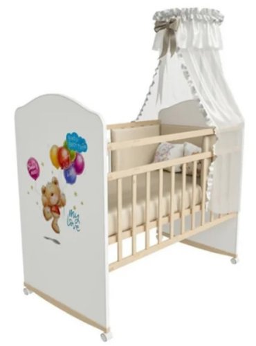 Bambini Moretti Кровать детская Mini Bear&Balloons / цвет белый