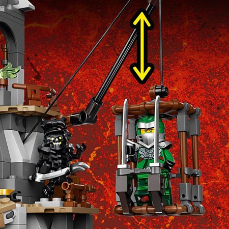 LEGO Конструктор Ninjago "Подземелье колдуна-скелета", 1171 элемент