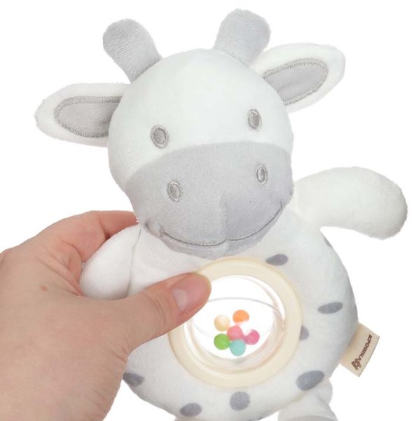 Крошка Я Игрушка-погремушка мягкая «Коровка»