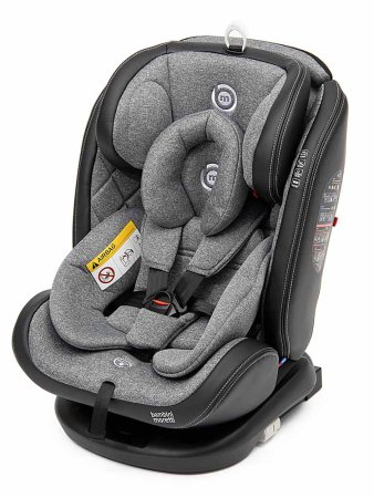Bambini Moretti Детское автокресло ST-3 (0-36 кг) / цвет серый с серой строчкой