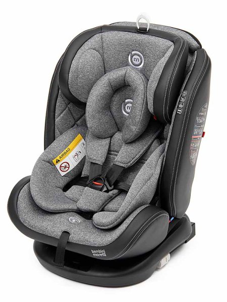 Bambini Moretti Детское автокресло ST-3 (0-36 кг) / цвет серый с серой строчкой