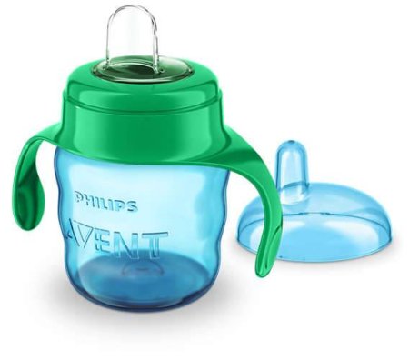 Avent  Серия Comfort Чашка поильник 200 мл.,  от 6 месяцев, цвет голубой / Артикул:  SCF551/05