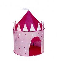 Набор палатка+100 розовый замок