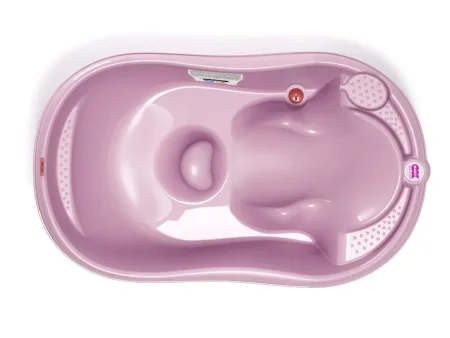 Ok Baby Ванночка для купания детей Onda 823 / цвет розовый 14